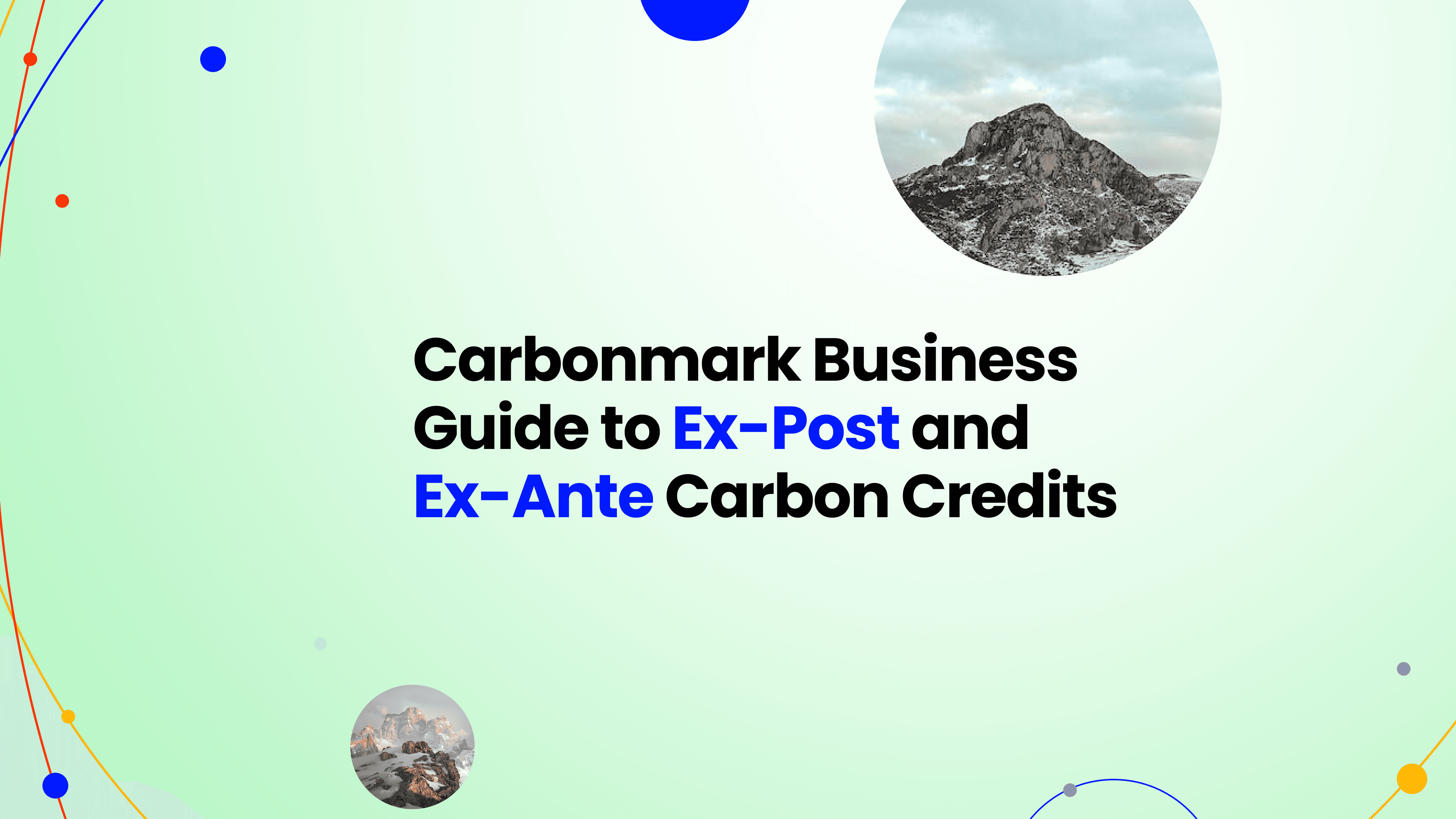 Understanding Ex-Post and Ex-Ante Carbon Credits: A Guide for Businesses